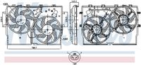 CASCO CEF74072GS - Motor eléctrico, ventilador del radiador - Genuine