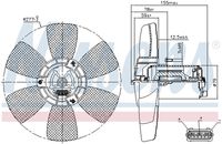 NISSENS 85679 - Ventilador, refrigeración del motor