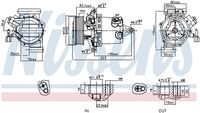 LUCAS ACP1082 - Compresor, aire acondicionado