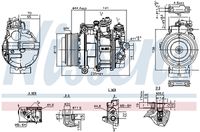 LUCAS ACP01134 - Compresor, aire acondicionado