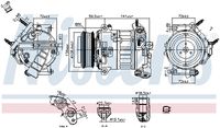 LUCAS ACP01238 - Compresor, aire acondicionado