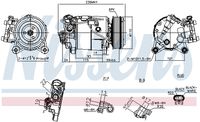 LUCAS ACP01443 - Compresor, aire acondicionado