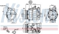 NISSENS 89033 - Compresor, aire acondicionado