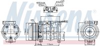NISSENS 89099 - Compresor, aire acondicionado