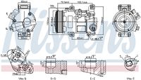 LUCAS ACP900 - Compresor, aire acondicionado