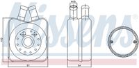NISSENS 90606 - Radiador de aceite, aceite motor