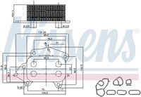 NISSENS 90670 - Radiador de aceite, aceite motor