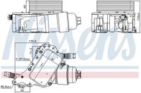 Metalcaucho 39063 - Radiador de aceite, aceite motor