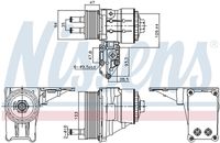 Metalcaucho 06383 - Radiador de aceite, aceite motor