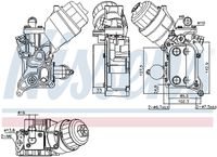 Metalcaucho 39096 - Radiador de aceite, aceite motor