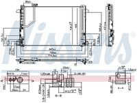NISSENS 940035 - Condensador, aire acondicionado