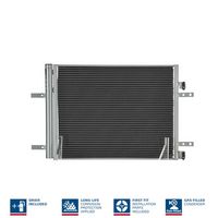 BOSCH 1986AD2378 - Condensador, aire acondicionado