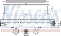 NISSENS 95577 - Filtro deshidratante, aire acondicionado