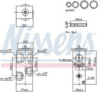 ERA 669053 - Válvula de expansión, aire acondicionado