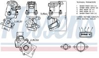 NISSENS 98237 - Válvula EGR