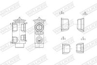 WALKER WEX00057 - Válvula de expansión, aire acondicionado