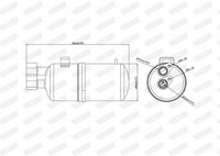WALKER WDR00188 - Filtro deshidratante, aire acondicionado
