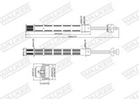 WALKER WDR00144 - Filtro deshidratante, aire acondicionado