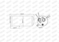 WALKER WDR00089 - Filtro deshidratante, aire acondicionado