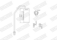 WALKER WDR00001 - Filtro deshidratante, aire acondicionado