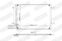 WALKER WCD00413 - Condensador, aire acondicionado