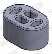 WALKER 81258 - Soporte, sistema de escape