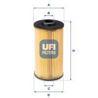 UFI 2503800 - Filtro de aceite