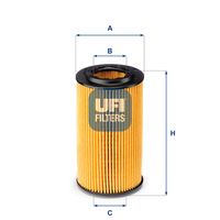 UFI 2507200 - Filtro de aceite