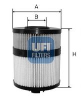 UFI 2510800 - Filtro de aceite