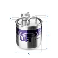 UFI 24.002.00 - Filtro combustible