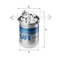 UFI 24.004.00 - Filtro combustible