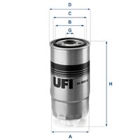 UFI 24.009.00 - Filtro combustible