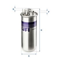 UFI 24.001.00 - Filtro combustible