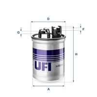 UFI 24.003.00 - Filtro combustible