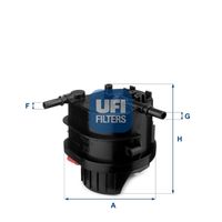 UFI 24.015.00 - Filtro combustible