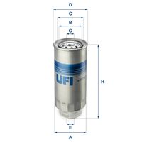 UFI 24.017.00 - Filtro combustible