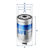 UFI 2441400 - Filtro combustible