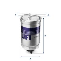 UFI 2436500 - Filtro combustible