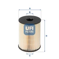 UFI 2605400 - Filtro combustible