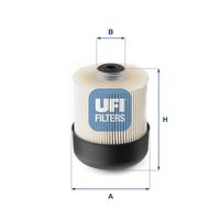 UFI 2611500 - Filtro combustible