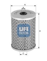 UFI 2661800 - Filtro combustible