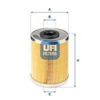 UFI 2668700 - Filtro combustible