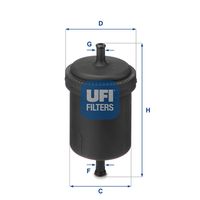 UFI 31.512.00 - Filtro combustible