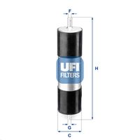 UFI 3192100 - Filtro combustible
