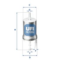 UFI 3184500 - Filtro combustible