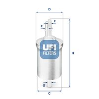 UFI 3184000 - Filtro combustible