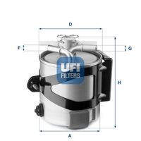 UFI 5543000 - Filtro combustible