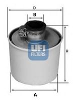 UFI 2709100 - Filtro de aire
