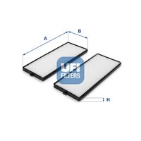 UFI 5311900 - Filtro, aire habitáculo