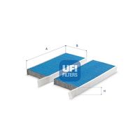 UFI 3417300 - Filtro, aire habitáculo - ARGENTIUM